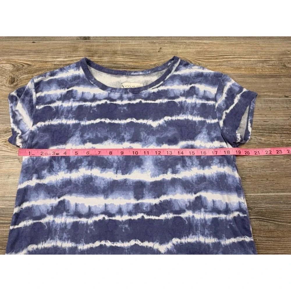 Koolaburra UGG Blue White Tie Dye Pattern Pajamas PM Soft Comfy Lounge